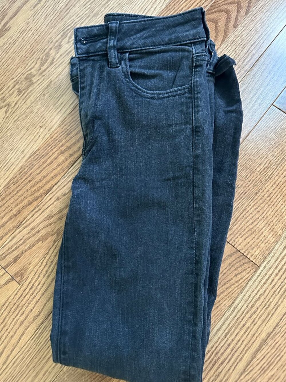 American Eagle Next Level High-Waisted Skinny Jeans - Washed Black